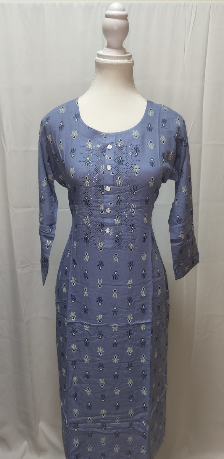 Light Blue Kurti