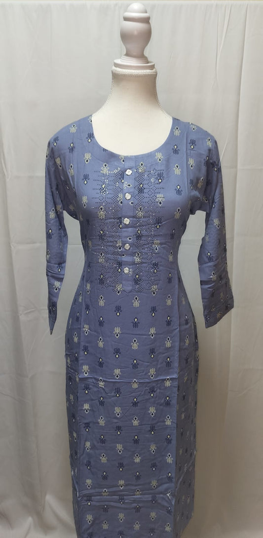 Light Blue Kurti