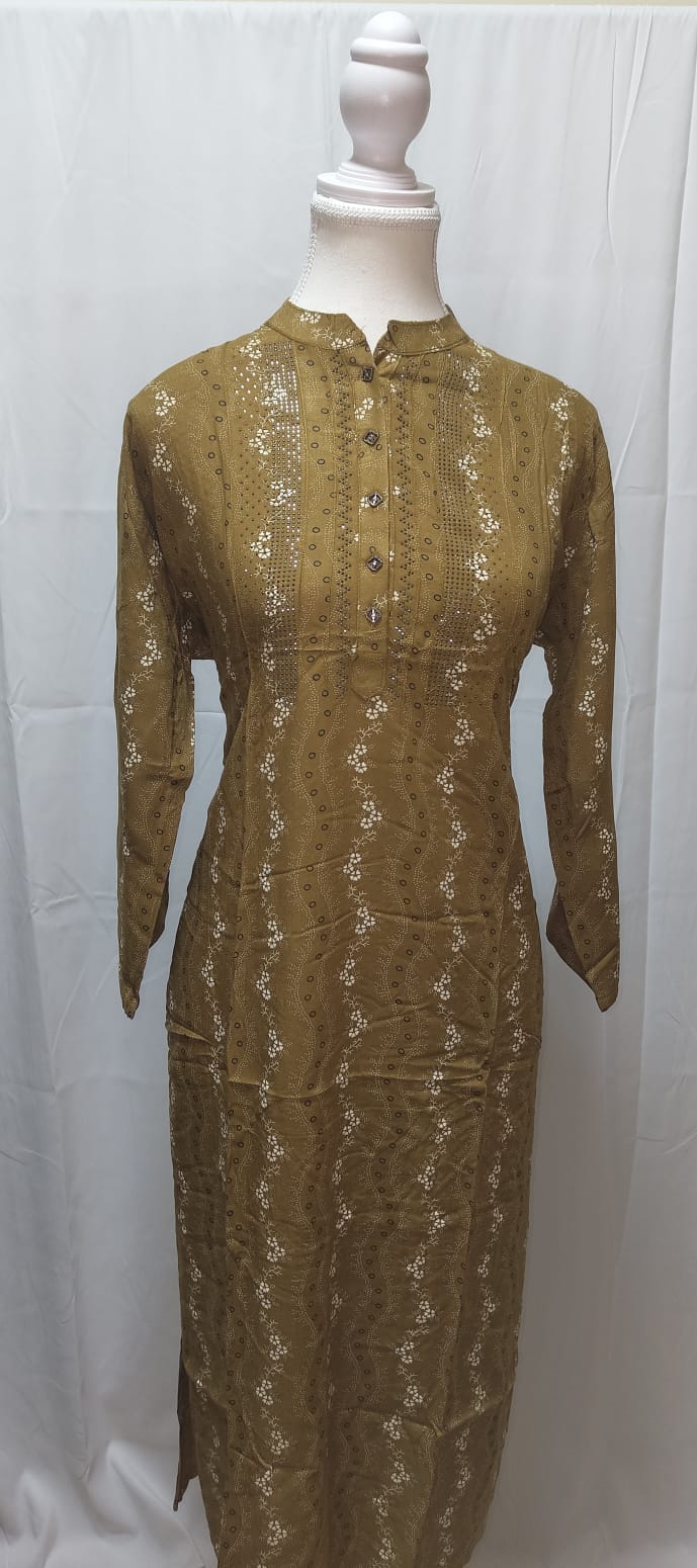 Yellow Ochre Kurti