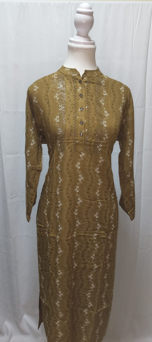 Yellow Ochre Kurti