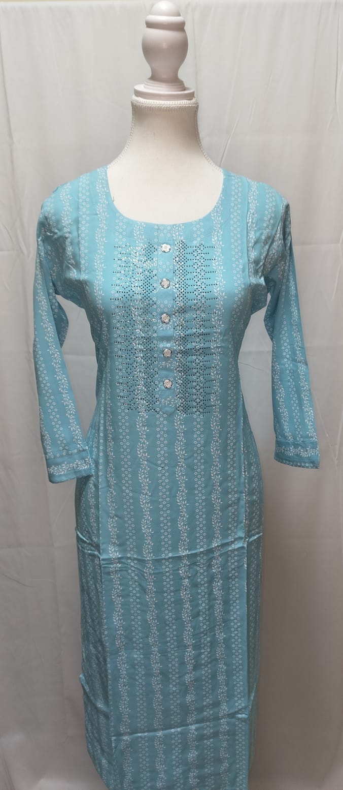 Sky Blue Kurti