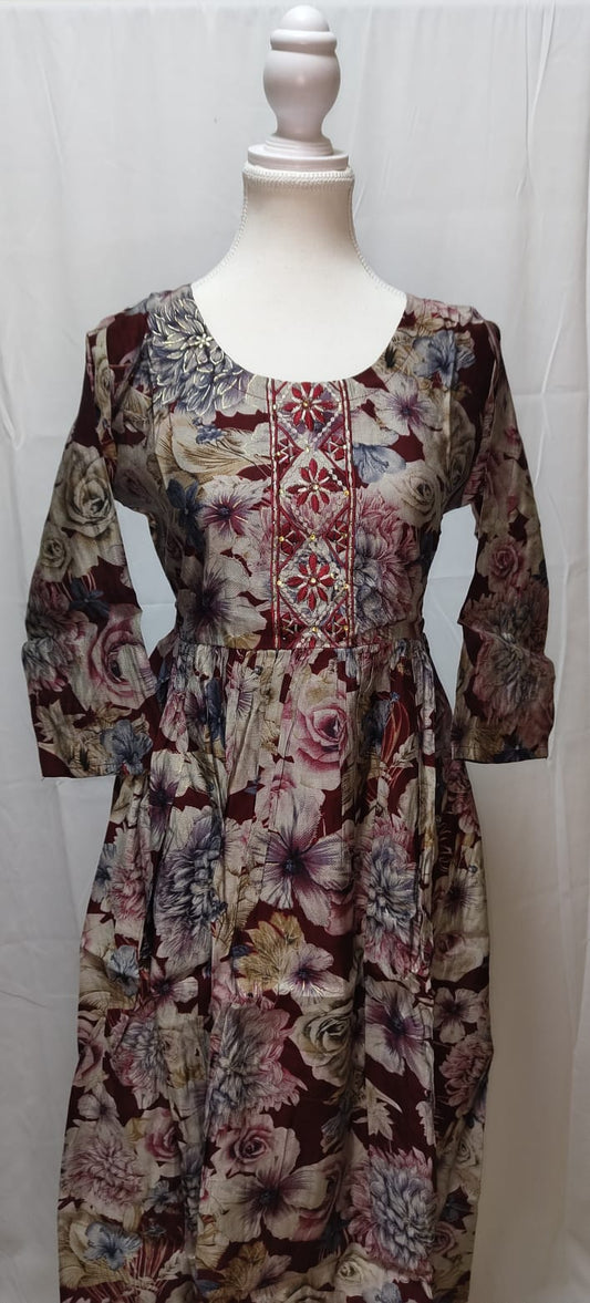 Floral Chudidhar Set