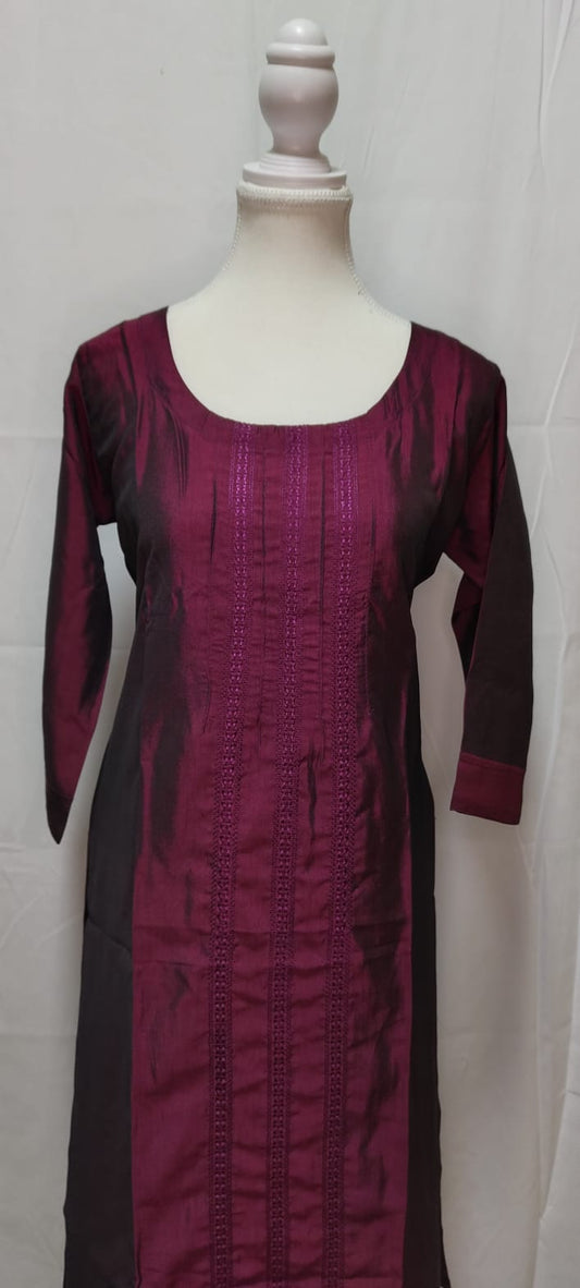 Burgundy Kurti
