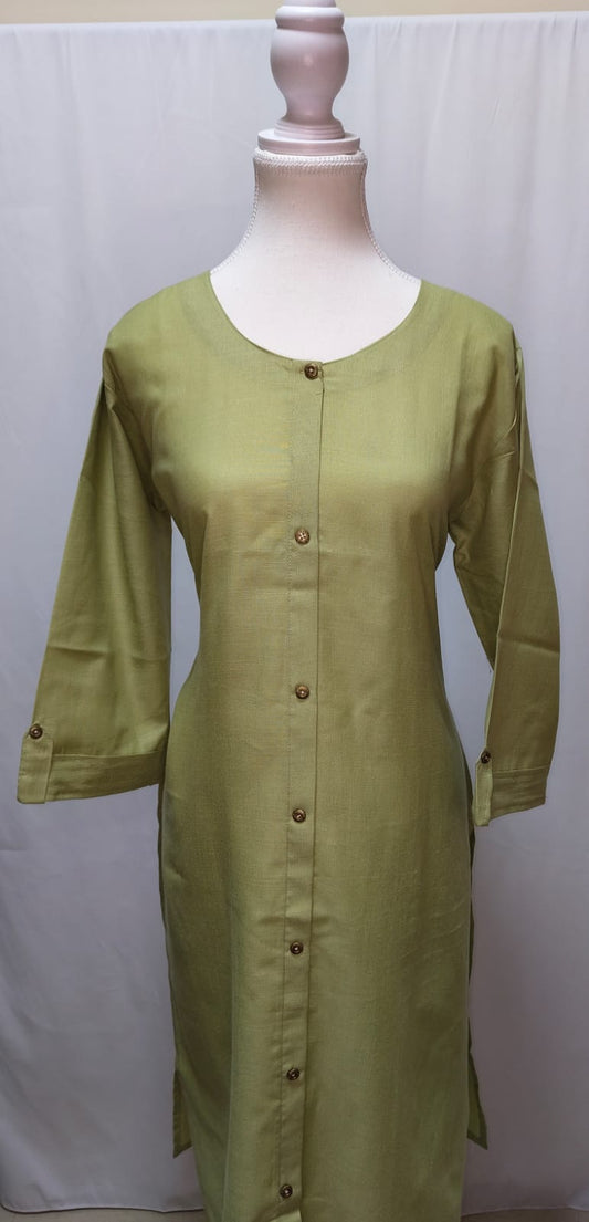 Lime Green Kurti