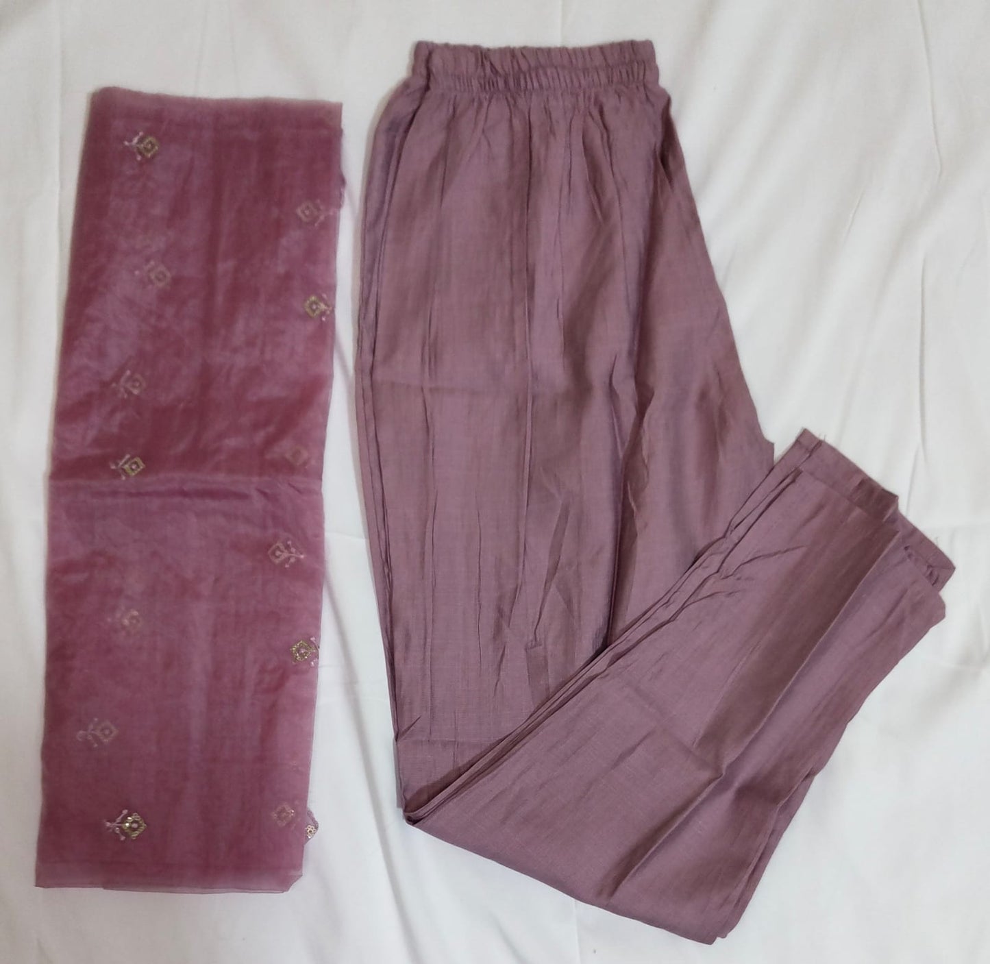 Rose Colored Chudidhar Set